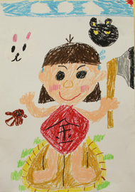金太郎絵画展応募作品1年生