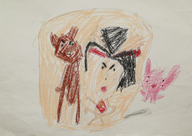 金太郎絵画展応募作品1年生