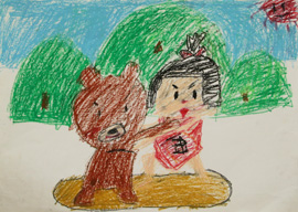 金太郎絵画展応募作品1年生