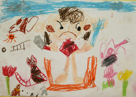 金太郎絵画展応募作品1年生