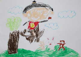 金太郎絵画展応募作品1年生