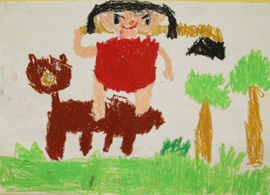 金太郎絵画展応募作品1年生