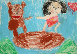 金太郎絵画展応募作品1年生