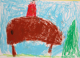 金太郎絵画展応募作品1年生