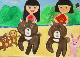 金太郎絵画展応募作品2年生