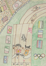 金太郎絵画展応募作品2年生