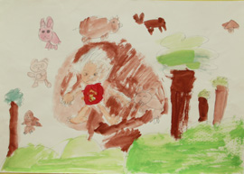金太郎絵画展応募作品3年生