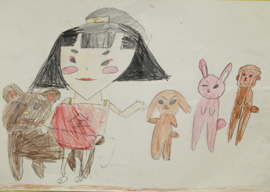 金太郎絵画展応募作品3年生