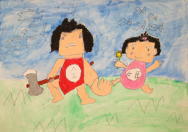 金太郎絵画展応募作品3年生