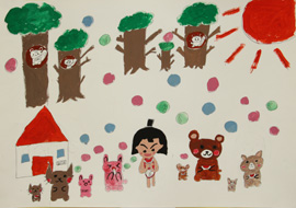 金太郎絵画展応募作品4年生