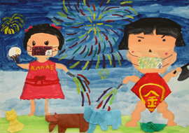 金太郎絵画展応募作品5年生