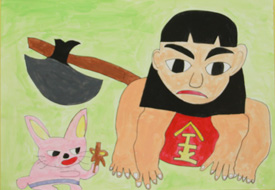 金太郎絵画展応募作品5年生