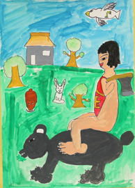 金太郎絵画展応募作品6年生